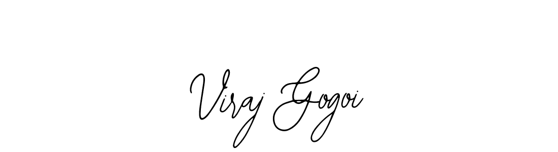 The best way (Bearetta-2O07w) to make a short signature is to pick only two or three words in your name. The name Viraj Gogoi include a total of six letters. For converting this name. Viraj Gogoi signature style 12 images and pictures png