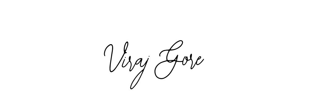 Make a beautiful signature design for name Viraj Gore. Use this online signature maker to create a handwritten signature for free. Viraj Gore signature style 12 images and pictures png
