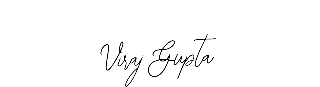 How to make Viraj Gupta name signature. Use Bearetta-2O07w style for creating short signs online. This is the latest handwritten sign. Viraj Gupta signature style 12 images and pictures png