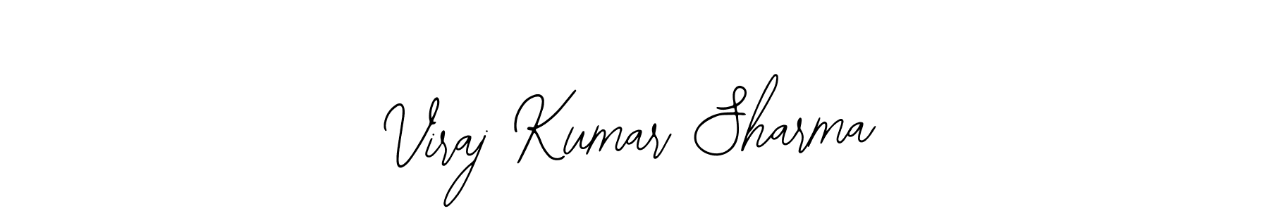 The best way (Bearetta-2O07w) to make a short signature is to pick only two or three words in your name. The name Viraj Kumar Sharma include a total of six letters. For converting this name. Viraj Kumar Sharma signature style 12 images and pictures png