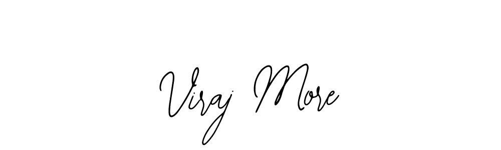 The best way (Bearetta-2O07w) to make a short signature is to pick only two or three words in your name. The name Viraj More include a total of six letters. For converting this name. Viraj More signature style 12 images and pictures png
