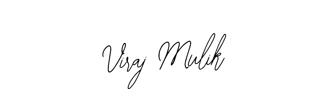 Design your own signature with our free online signature maker. With this signature software, you can create a handwritten (Bearetta-2O07w) signature for name Viraj Mulik. Viraj Mulik signature style 12 images and pictures png