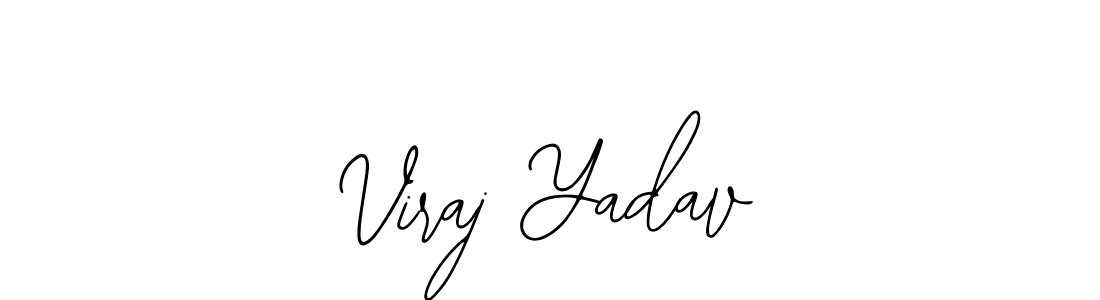 Bearetta-2O07w is a professional signature style that is perfect for those who want to add a touch of class to their signature. It is also a great choice for those who want to make their signature more unique. Get Viraj Yadav name to fancy signature for free. Viraj Yadav signature style 12 images and pictures png
