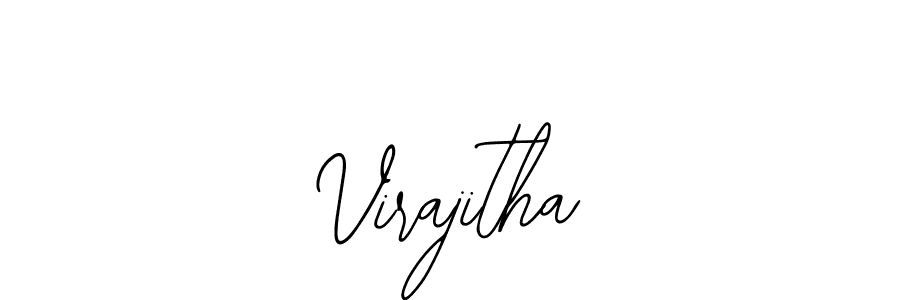 The best way (Bearetta-2O07w) to make a short signature is to pick only two or three words in your name. The name Virajitha include a total of six letters. For converting this name. Virajitha signature style 12 images and pictures png