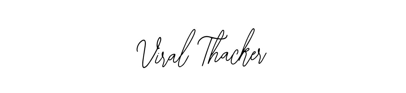 How to Draw Viral Thacker signature style? Bearetta-2O07w is a latest design signature styles for name Viral Thacker. Viral Thacker signature style 12 images and pictures png