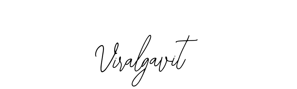 Design your own signature with our free online signature maker. With this signature software, you can create a handwritten (Bearetta-2O07w) signature for name Viralgavit. Viralgavit signature style 12 images and pictures png