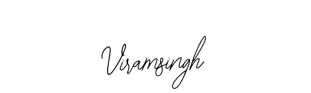 Use a signature maker to create a handwritten signature online. With this signature software, you can design (Bearetta-2O07w) your own signature for name Viramsingh. Viramsingh signature style 12 images and pictures png