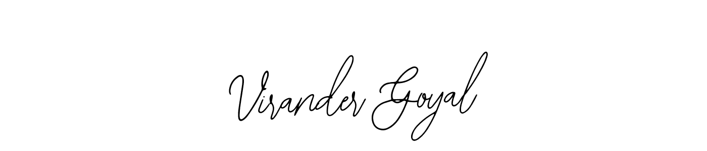 This is the best signature style for the Virander Goyal name. Also you like these signature font (Bearetta-2O07w). Mix name signature. Virander Goyal signature style 12 images and pictures png