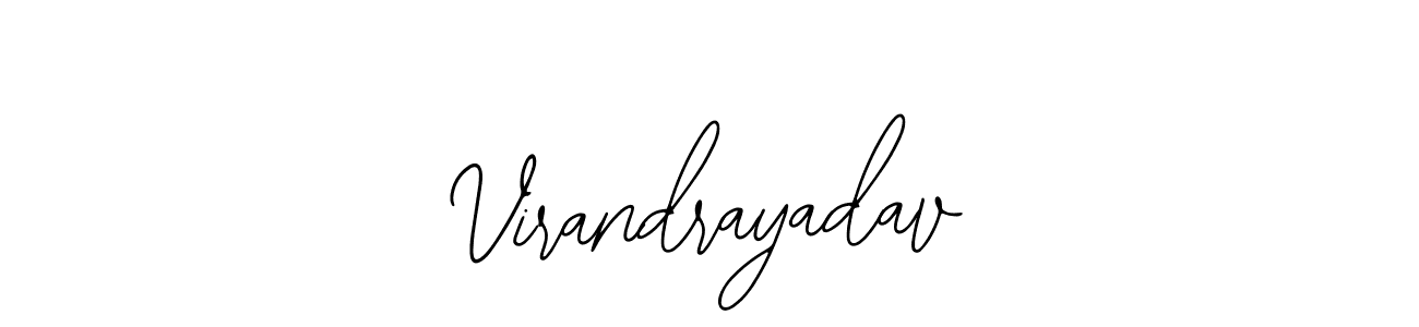 Use a signature maker to create a handwritten signature online. With this signature software, you can design (Bearetta-2O07w) your own signature for name Virandrayadav. Virandrayadav signature style 12 images and pictures png