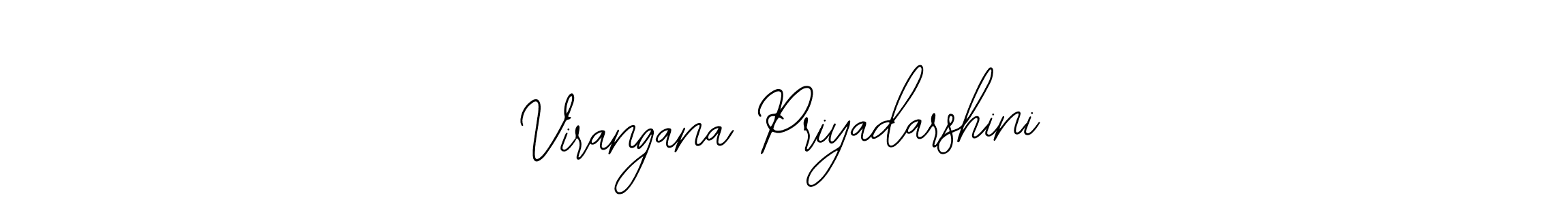 if you are searching for the best signature style for your name Virangana Priyadarshini. so please give up your signature search. here we have designed multiple signature styles  using Bearetta-2O07w. Virangana Priyadarshini signature style 12 images and pictures png