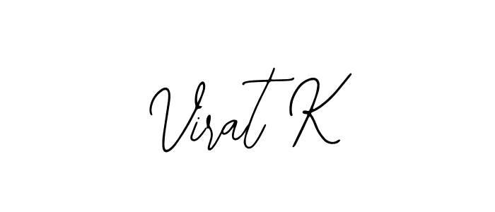 Make a short Virat K signature style. Manage your documents anywhere anytime using Bearetta-2O07w. Create and add eSignatures, submit forms, share and send files easily. Virat K signature style 12 images and pictures png