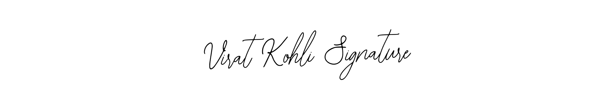 How to Draw Virat Kohli Signature signature style? Bearetta-2O07w is a latest design signature styles for name Virat Kohli Signature. Virat Kohli Signature signature style 12 images and pictures png