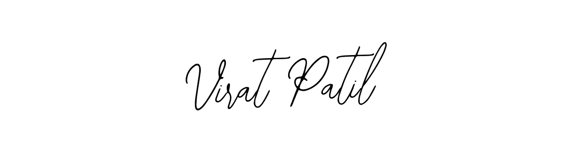 Use a signature maker to create a handwritten signature online. With this signature software, you can design (Bearetta-2O07w) your own signature for name Virat Patil. Virat Patil signature style 12 images and pictures png