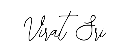 Get inspired by this graceful Bearetta-2O07w signature style for name Virat Sri. Smooth loops and balanced proportions for everyday use. Virat Sri signature style 12 images and pictures png