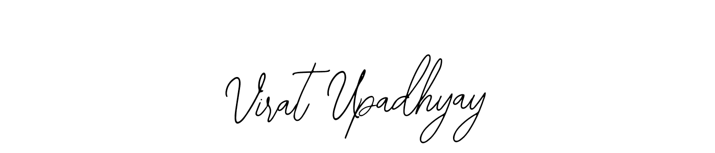 Use a signature maker to create a handwritten signature online. With this signature software, you can design (Bearetta-2O07w) your own signature for name Virat Upadhyay. Virat Upadhyay signature style 12 images and pictures png