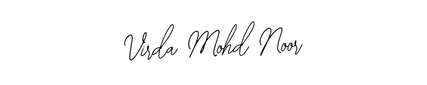 You should practise on your own different ways (Bearetta-2O07w) to write your name (Virda Mohd Noor) in signature. don't let someone else do it for you. Virda Mohd Noor signature style 12 images and pictures png