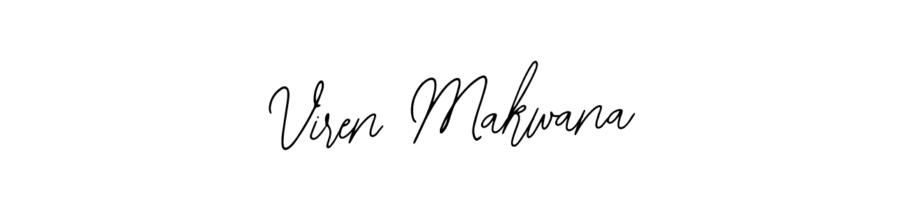 The best way (Bearetta-2O07w) to make a short signature is to pick only two or three words in your name. The name Viren Makwana include a total of six letters. For converting this name. Viren Makwana signature style 12 images and pictures png