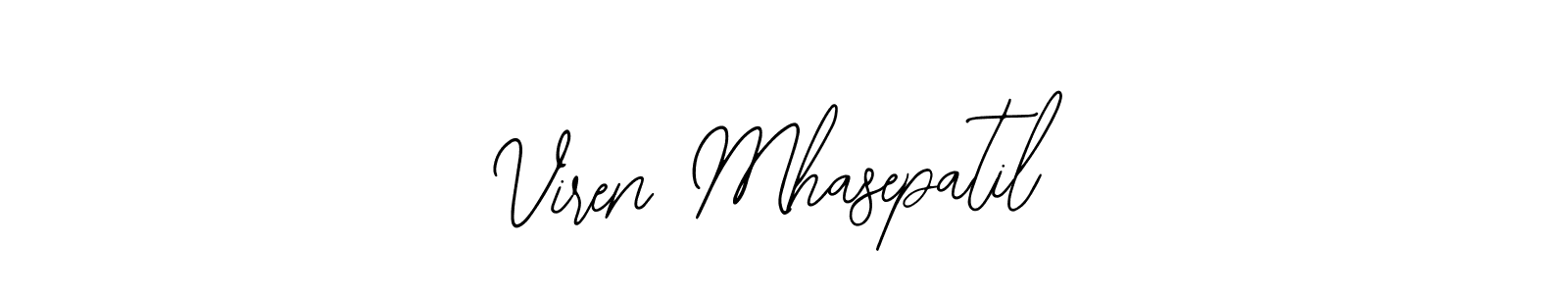 Make a beautiful signature design for name Viren Mhasepatil. With this signature (Bearetta-2O07w) style, you can create a handwritten signature for free. Viren Mhasepatil signature style 12 images and pictures png