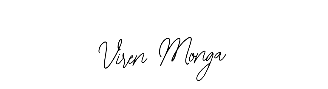 This is the best signature style for the Viren Monga name. Also you like these signature font (Bearetta-2O07w). Mix name signature. Viren Monga signature style 12 images and pictures png