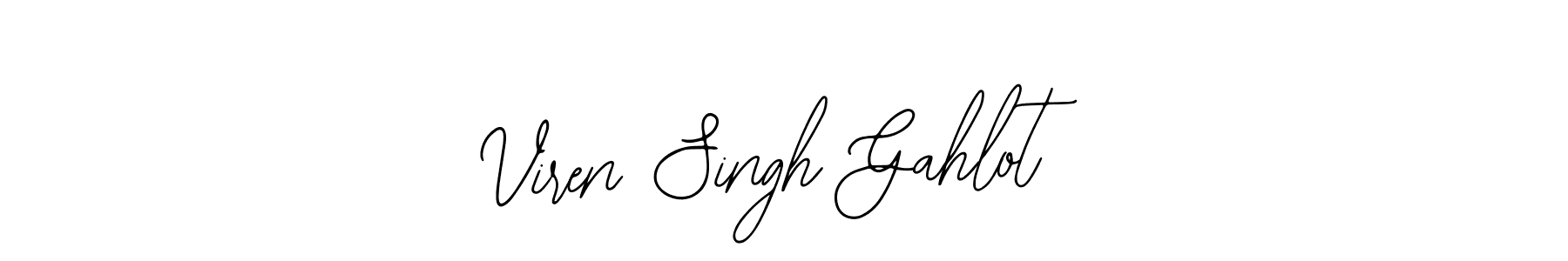 Create a beautiful signature design for name Viren Singh Gahlot. With this signature (Bearetta-2O07w) fonts, you can make a handwritten signature for free. Viren Singh Gahlot signature style 12 images and pictures png