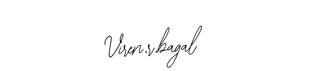 Design your own signature with our free online signature maker. With this signature software, you can create a handwritten (Bearetta-2O07w) signature for name Viren.r.bagal. Viren.r.bagal signature style 12 images and pictures png