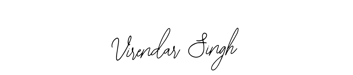 Bearetta-2O07w is a professional signature style that is perfect for those who want to add a touch of class to their signature. It is also a great choice for those who want to make their signature more unique. Get Virendar Singh name to fancy signature for free. Virendar Singh signature style 12 images and pictures png