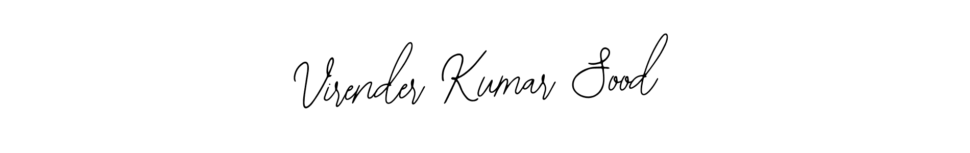 Design your own signature with our free online signature maker. With this signature software, you can create a handwritten (Bearetta-2O07w) signature for name Virender Kumar Sood. Virender Kumar Sood signature style 12 images and pictures png