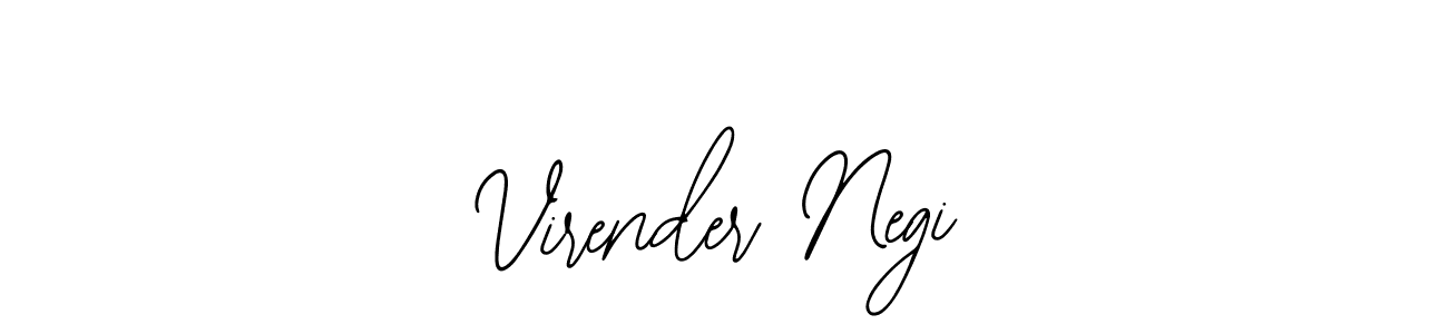 Also You can easily find your signature by using the search form. We will create Virender Negi name handwritten signature images for you free of cost using Bearetta-2O07w sign style. Virender Negi signature style 12 images and pictures png