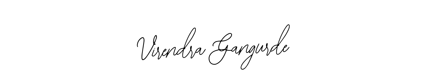 Make a beautiful signature design for name Virendra Gangurde. Use this online signature maker to create a handwritten signature for free. Virendra Gangurde signature style 12 images and pictures png
