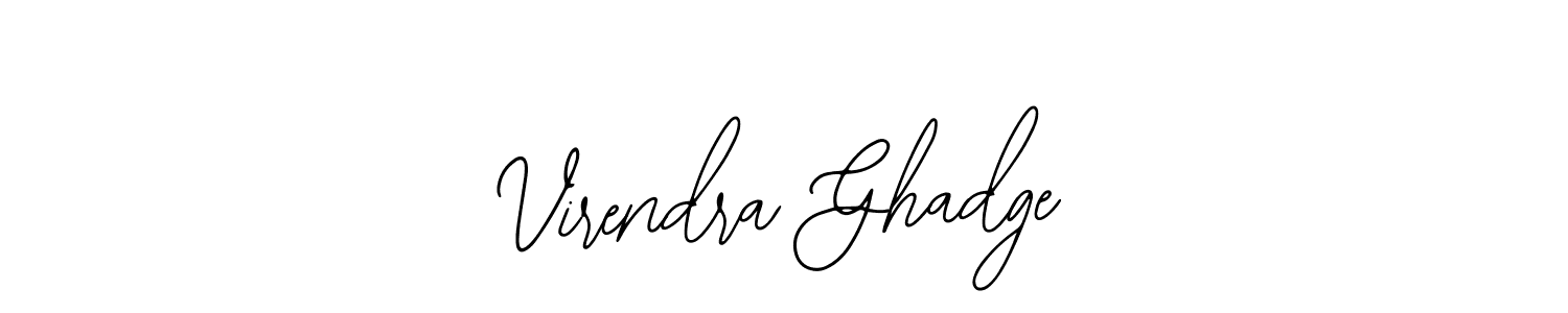 Use a signature maker to create a handwritten signature online. With this signature software, you can design (Bearetta-2O07w) your own signature for name Virendra Ghadge. Virendra Ghadge signature style 12 images and pictures png