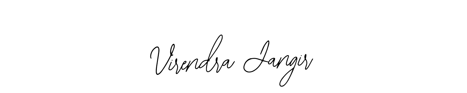 How to Draw Virendra Jangir signature style? Bearetta-2O07w is a latest design signature styles for name Virendra Jangir. Virendra Jangir signature style 12 images and pictures png