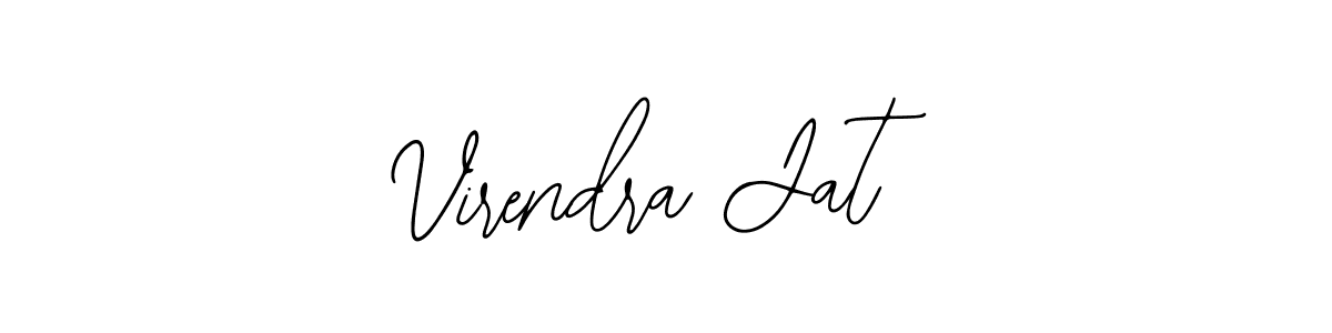 Virendra Jat stylish signature style. Best Handwritten Sign (Bearetta-2O07w) for my name. Handwritten Signature Collection Ideas for my name Virendra Jat. Virendra Jat signature style 12 images and pictures png