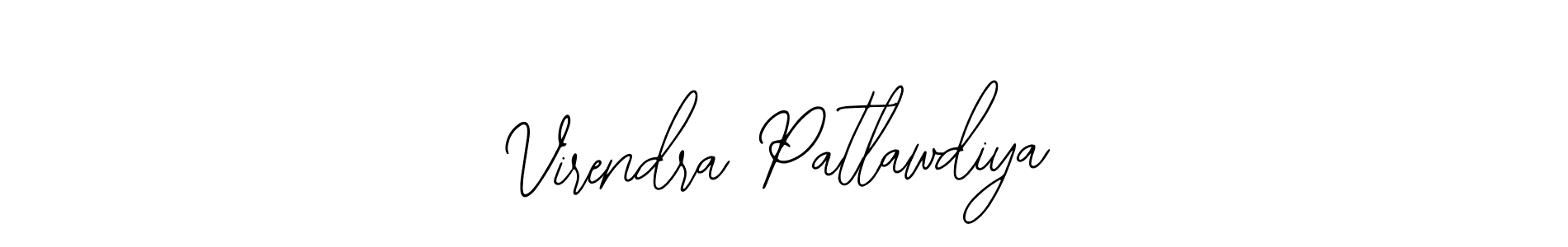 You can use this online signature creator to create a handwritten signature for the name Virendra Patlawdiya. This is the best online autograph maker. Virendra Patlawdiya signature style 12 images and pictures png