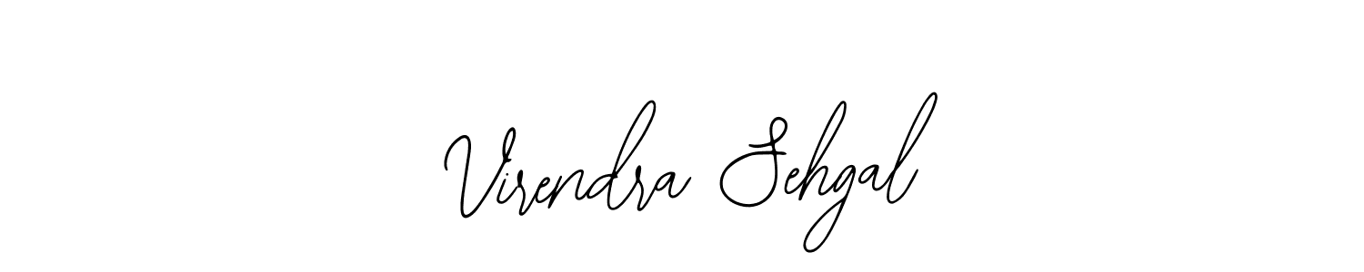 It looks lik you need a new signature style for name Virendra Sehgal. Design unique handwritten (Bearetta-2O07w) signature with our free signature maker in just a few clicks. Virendra Sehgal signature style 12 images and pictures png