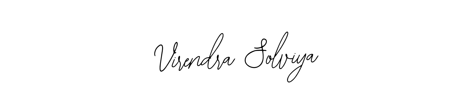 Create a beautiful signature design for name Virendra Solviya. With this signature (Bearetta-2O07w) fonts, you can make a handwritten signature for free. Virendra Solviya signature style 12 images and pictures png