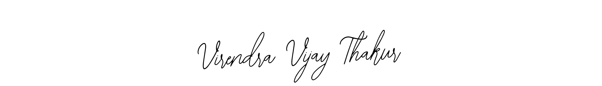 Make a beautiful signature design for name Virendra Vijay Thakur. Use this online signature maker to create a handwritten signature for free. Virendra Vijay Thakur signature style 12 images and pictures png