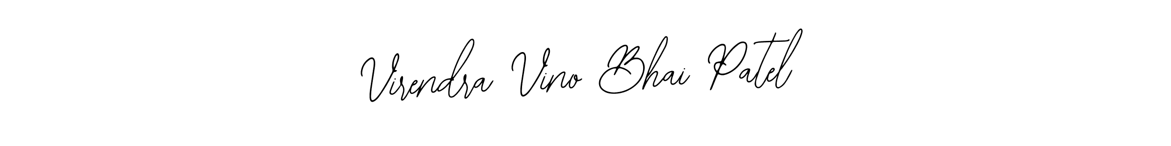 Also You can easily find your signature by using the search form. We will create Virendra Vino Bhai Patel name handwritten signature images for you free of cost using Bearetta-2O07w sign style. Virendra Vino Bhai Patel signature style 12 images and pictures png