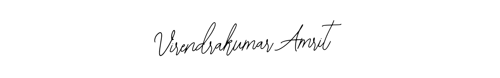 Make a beautiful signature design for name Virendrakumar Amrit. With this signature (Bearetta-2O07w) style, you can create a handwritten signature for free. Virendrakumar Amrit signature style 12 images and pictures png