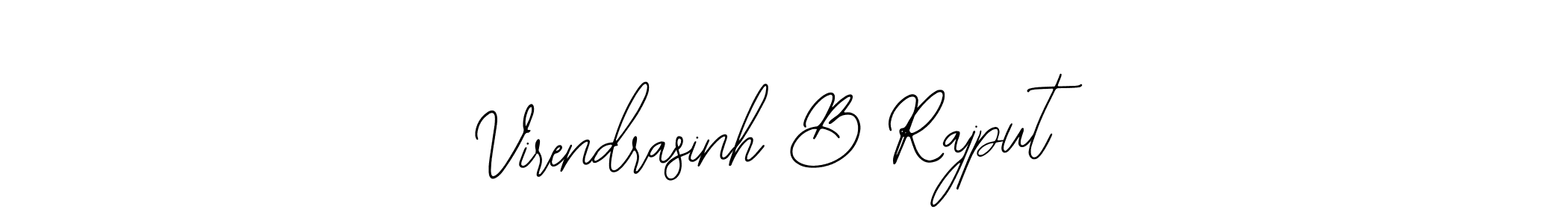 Also You can easily find your signature by using the search form. We will create Virendrasinh B Rajput name handwritten signature images for you free of cost using Bearetta-2O07w sign style. Virendrasinh B Rajput signature style 12 images and pictures png