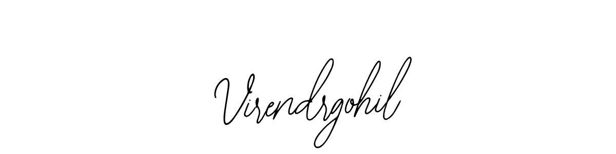 if you are searching for the best signature style for your name Virendrgohil. so please give up your signature search. here we have designed multiple signature styles  using Bearetta-2O07w. Virendrgohil signature style 12 images and pictures png
