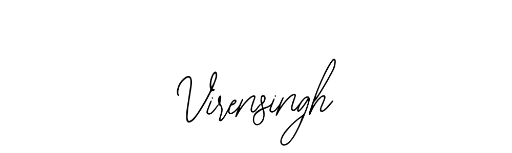Bearetta-2O07w is a professional signature style that is perfect for those who want to add a touch of class to their signature. It is also a great choice for those who want to make their signature more unique. Get Virensingh name to fancy signature for free. Virensingh signature style 12 images and pictures png