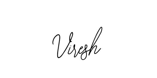 if you are searching for the best signature style for your name Viresh. so please give up your signature search. here we have designed multiple signature styles  using Bearetta-2O07w. Viresh signature style 12 images and pictures png