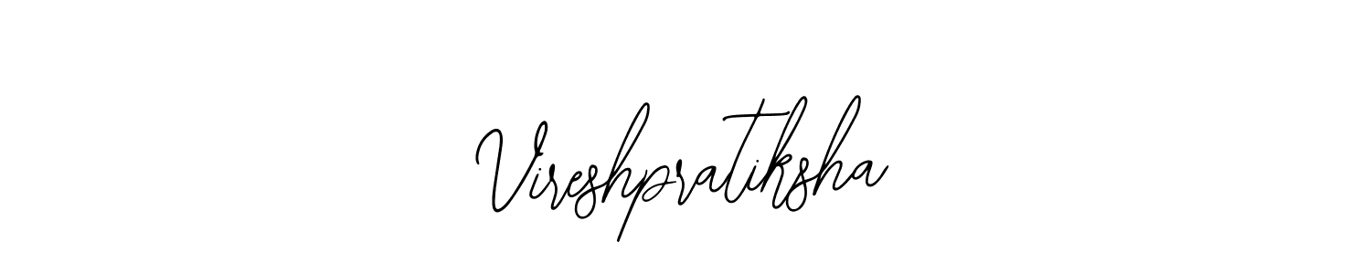Vireshpratiksha stylish signature style. Best Handwritten Sign (Bearetta-2O07w) for my name. Handwritten Signature Collection Ideas for my name Vireshpratiksha. Vireshpratiksha signature style 12 images and pictures png
