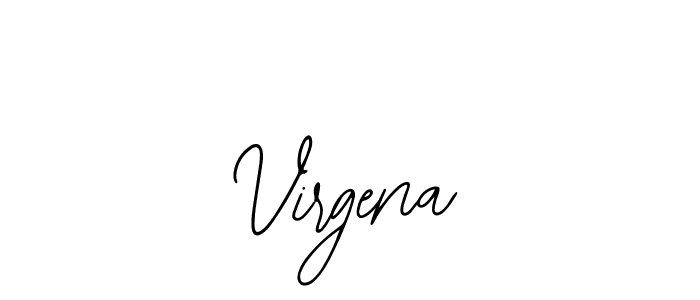 How to make Virgena name signature. Use Bearetta-2O07w style for creating short signs online. This is the latest handwritten sign. Virgena signature style 12 images and pictures png