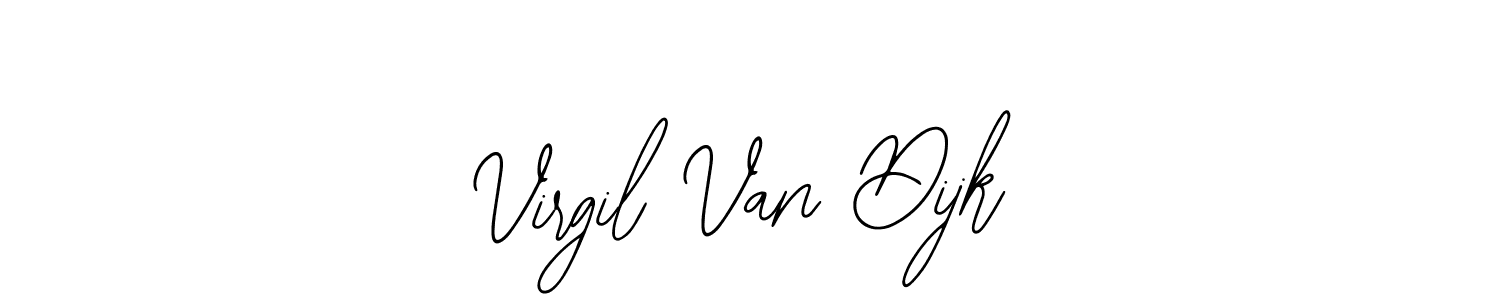 Bearetta-2O07w is a professional signature style that is perfect for those who want to add a touch of class to their signature. It is also a great choice for those who want to make their signature more unique. Get Virgil Van Dijk name to fancy signature for free. Virgil Van Dijk signature style 12 images and pictures png