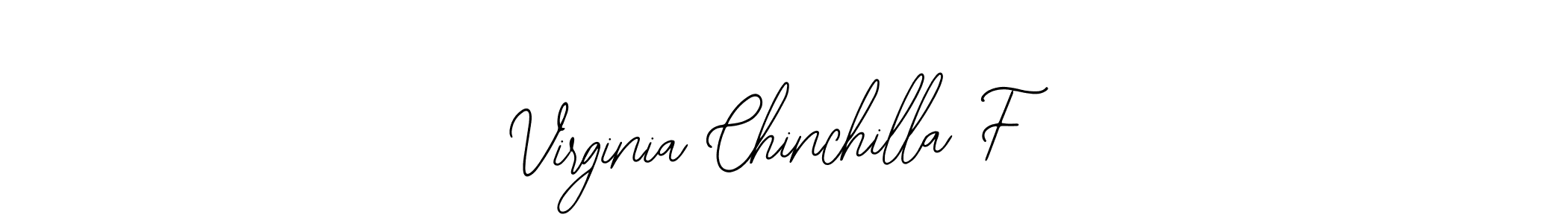 if you are searching for the best signature style for your name Virginia Chinchilla F. so please give up your signature search. here we have designed multiple signature styles  using Bearetta-2O07w. Virginia Chinchilla F signature style 12 images and pictures png