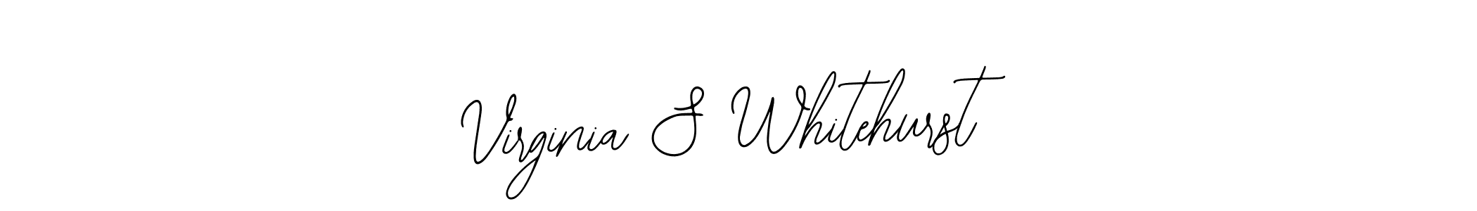 How to Draw Virginia S Whitehurst signature style? Bearetta-2O07w is a latest design signature styles for name Virginia S Whitehurst. Virginia S Whitehurst signature style 12 images and pictures png