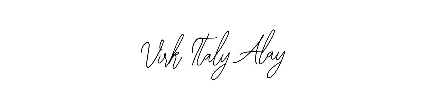 How to make Virk Italy Alay signature? Bearetta-2O07w is a professional autograph style. Create handwritten signature for Virk Italy Alay name. Virk Italy Alay signature style 12 images and pictures png