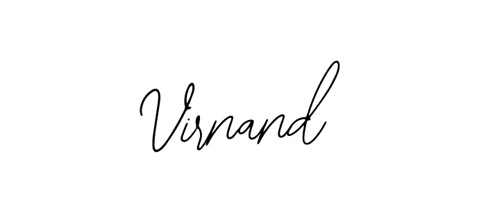 if you are searching for the best signature style for your name Virnand. so please give up your signature search. here we have designed multiple signature styles  using Bearetta-2O07w. Virnand signature style 12 images and pictures png