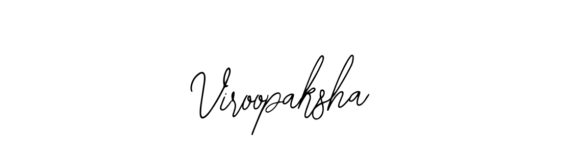 Design your own signature with our free online signature maker. With this signature software, you can create a handwritten (Bearetta-2O07w) signature for name Viroopaksha. Viroopaksha signature style 12 images and pictures png